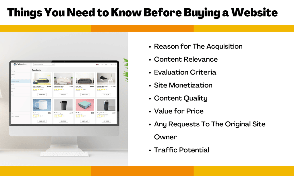 Things You Need to Know Before Buying A Website