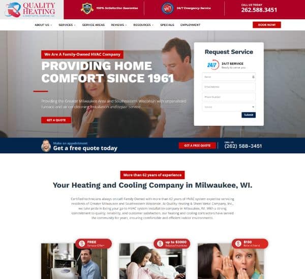 Quality Heating Cooling Plumbing & Electrical